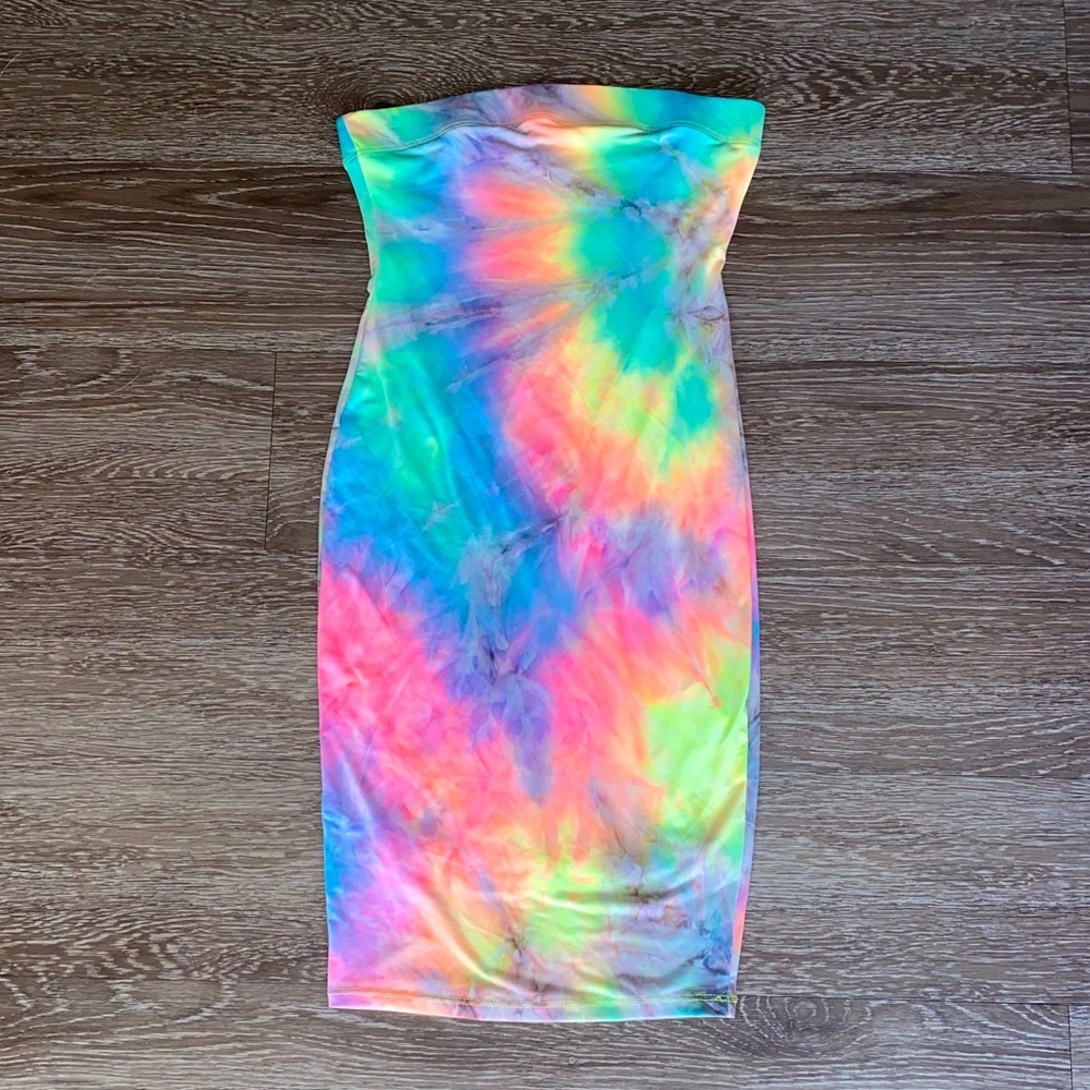 Tie Dye Bodycon Dress